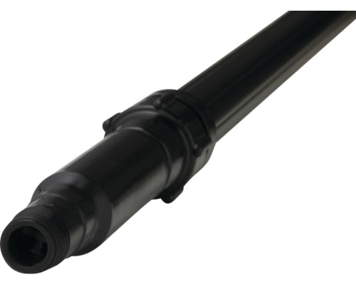 Vikan Aluminium Telescopic Water Fed Handle w/Hose Nozzle, 32mm Dia, 1600-2780mm, BLACK