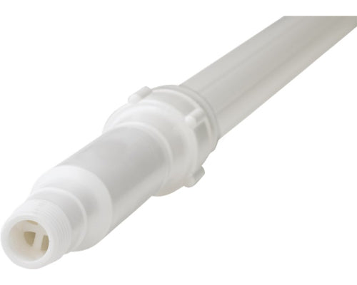 Vikan Telescopic Waterfed Handle w/ Hose Nozzle, 32mm Dia, 1615-2780mm, WHITE