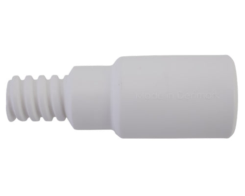 Vikan Adapter 25mm Dia, 85mm, WHITE