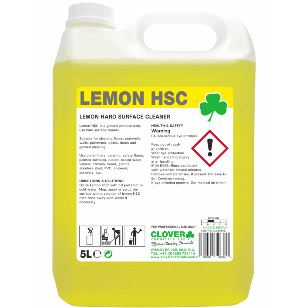 Christeyns Lemon Hard Surface Cleaner 5L