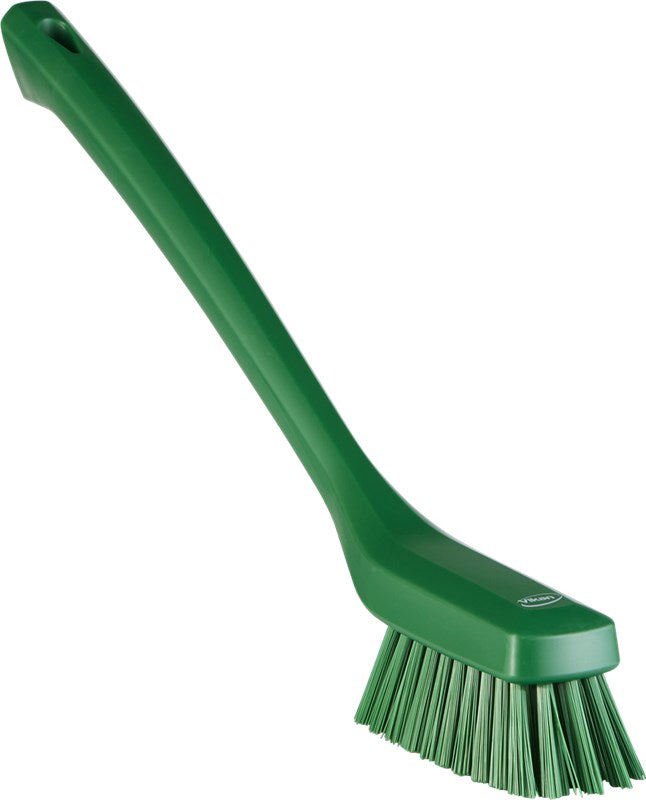 Vikan Narrow Cleaning Brush with Long Handle 420mm, Hard