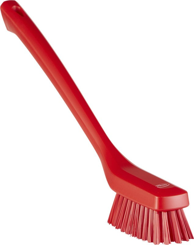 Vikan Narrow Cleaning Brush with Long Handle 420mm, Hard