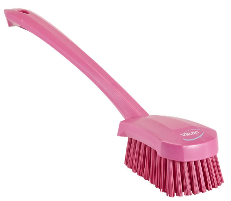 Vikan Washing Brush W/Long Handle 415mm, Hard