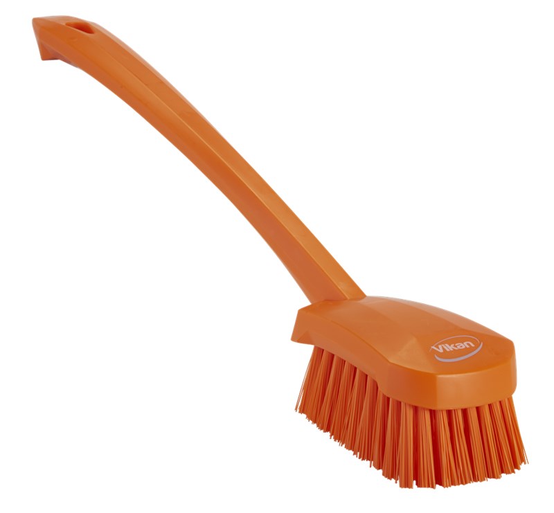 Vikan Washing Brush W/Long Handle 415mm, Hard