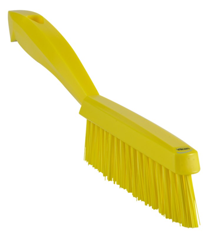 Vikan Narrow Hand Brush w/Short Handle 300mm, Extra Hard