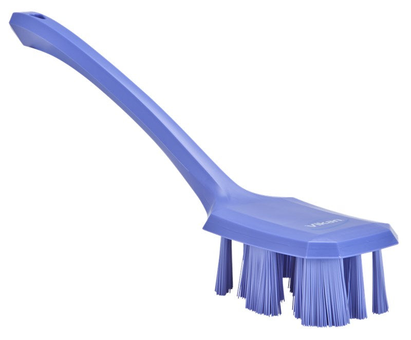 Vikan UST Hand Brush w/long Handle 395mm, Hard