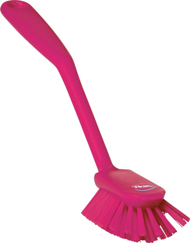 Vikan Dish Brush W/Scraping Edge 280mm, Medium