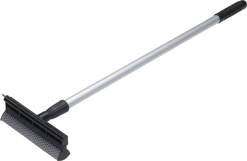 Vikan Windscreen Scraper w/Sponge & Telescopic Handle, 710mm, BLACK