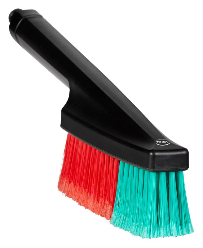 Vikan Vehicle Brush, Water Fed (C), 360mm, Soft/Split, BLACK