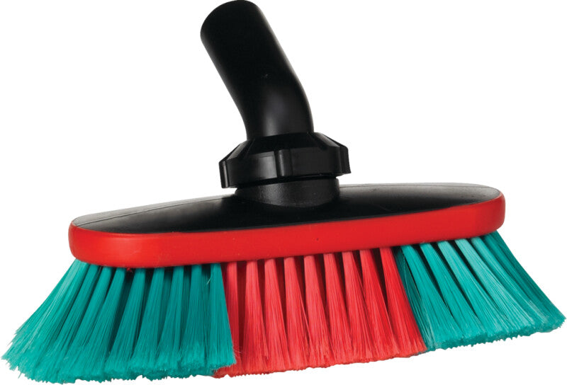 Vikan Vehicle Brush, Water Fed, 250mm, Soft/Split, BLACK