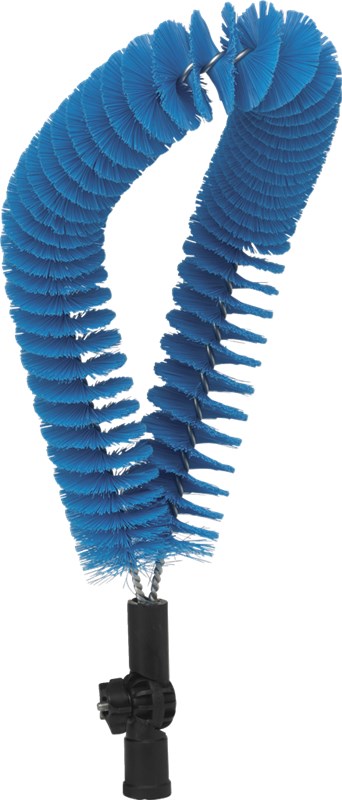 Vikan Pipe Exterior Brush 510mm, Medium BLUE