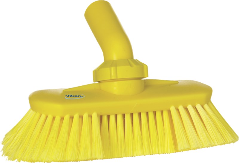 Vikan Washing Brush with Angle adjustment, waterfed 240mm, Soft/Split