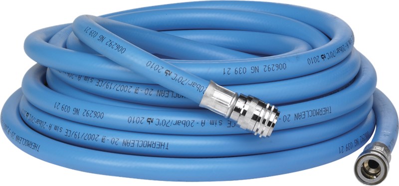 Vikan Hot Water Hose 1/2 Inch 10000mm, BLUE