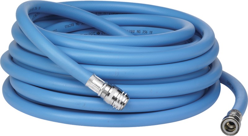 Vikan Hot Water Hose 1/2 Inch 15000mm, BLUE