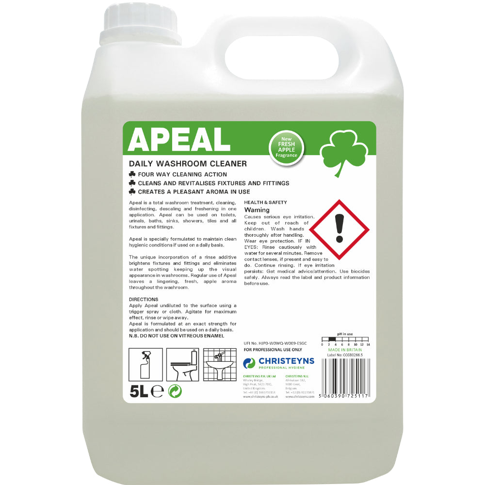 Christeyns APEAL Apple Daily Washroom Cleaner