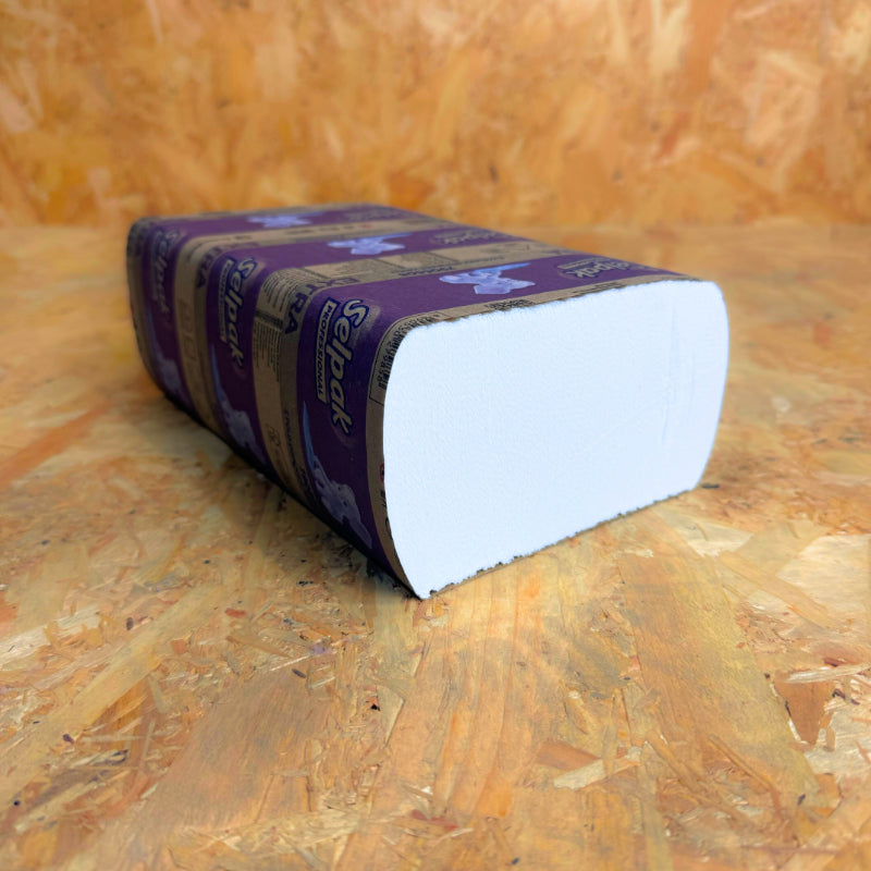 2Ply Selpak White Hand Towel Z Fold - 3200 Sheet