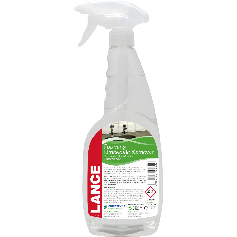 Christeyns LANCE Foam Limescale Remover 750ml