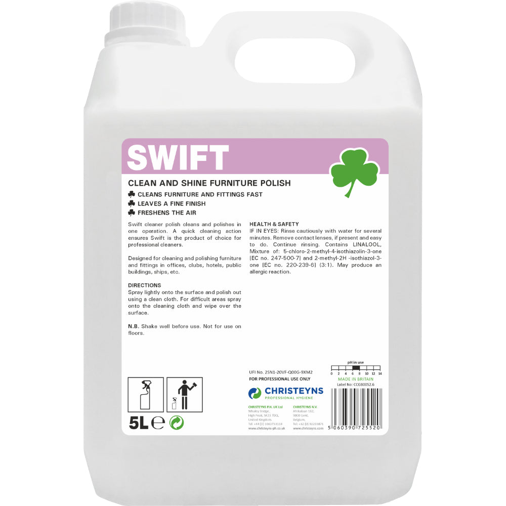Christeyns SWIFT Furniture Polish