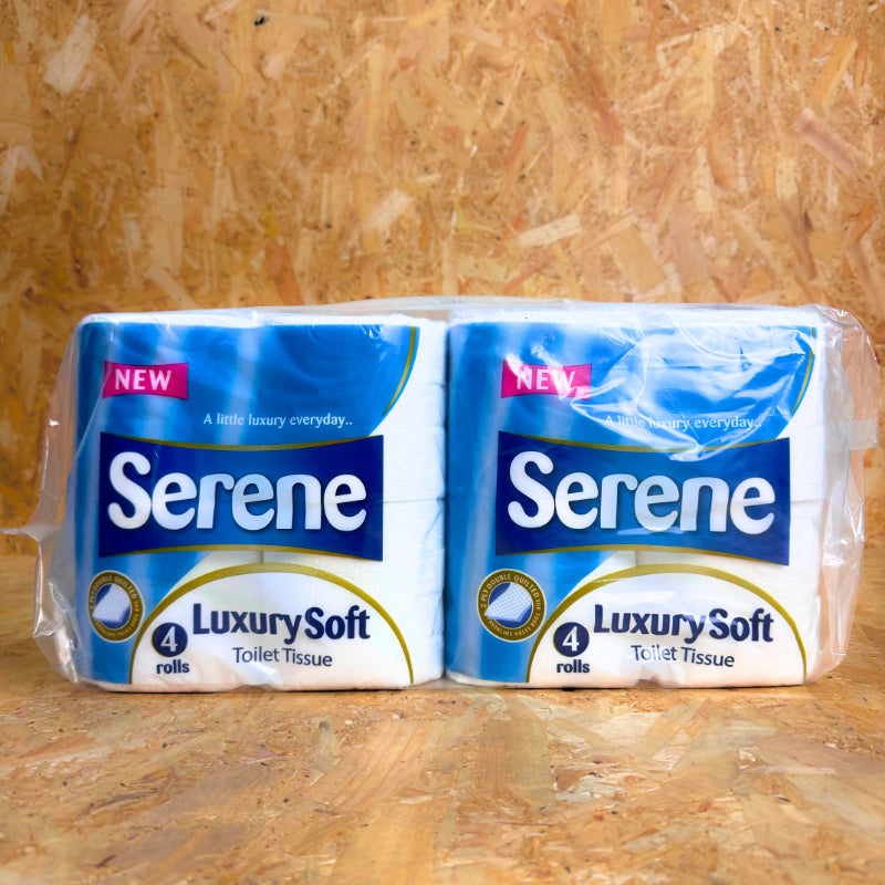 Pallet of 2Ply Serene Classic Quilted - Luxury Toilet Roll - 40 Rolls