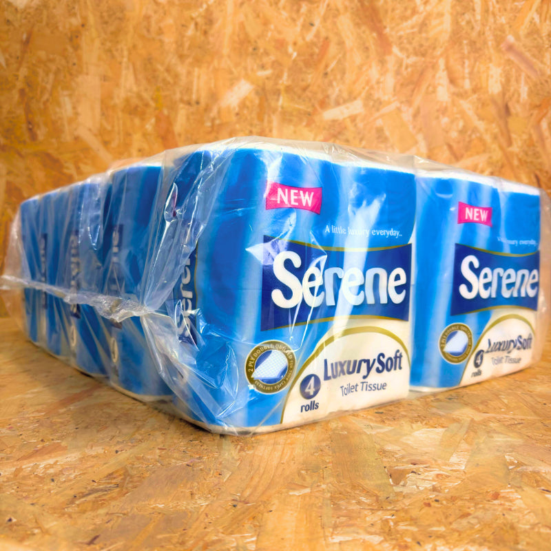 Pallet of 2Ply Serene Classic Quilted - Luxury Toilet Roll - 40 Rolls