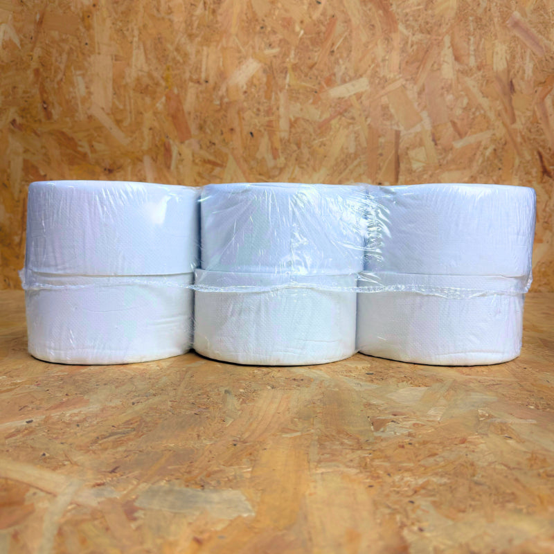 2Ply Mini Jumbo Toilet Roll - 3 Core - Recycled - 12 Rolls