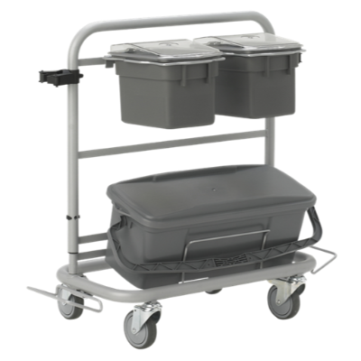Vikan Slimliner Cleaning Trolley, 40 cm, Grey