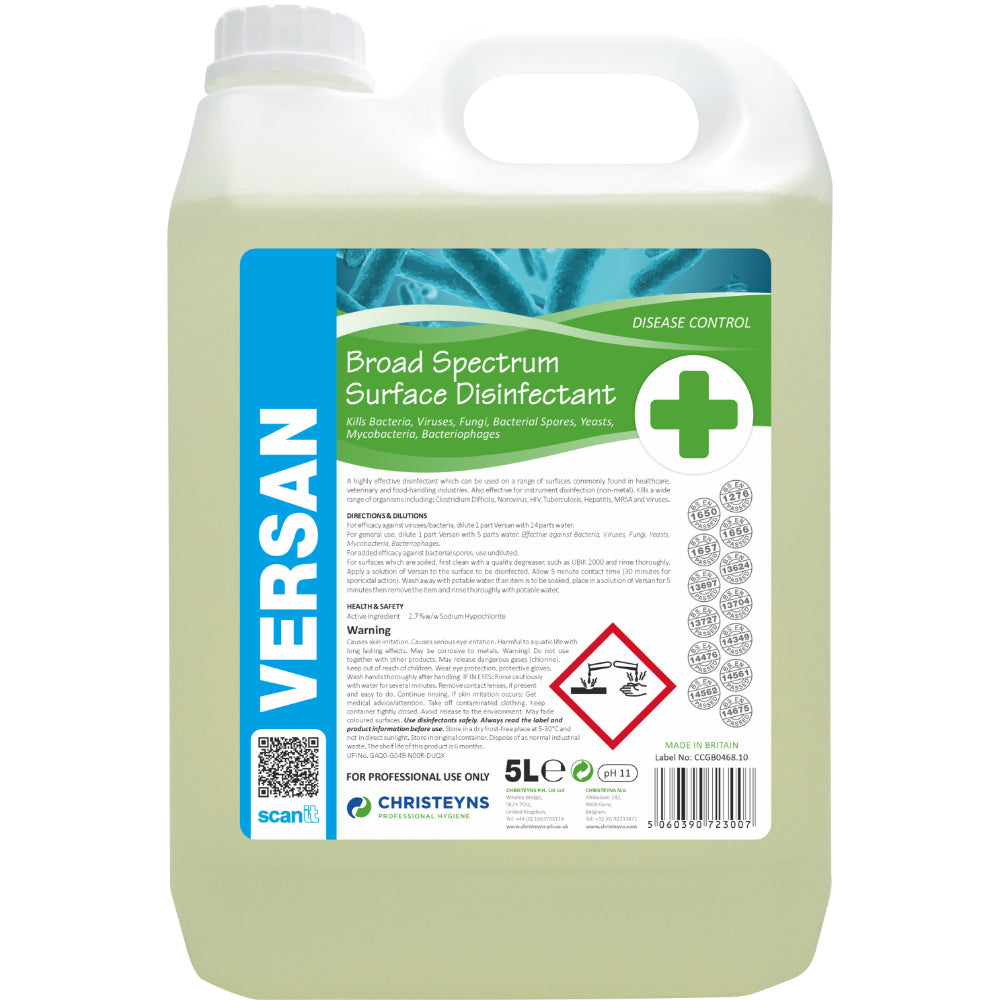Christeyns VERSAN Broad Spectrum Disinfectant