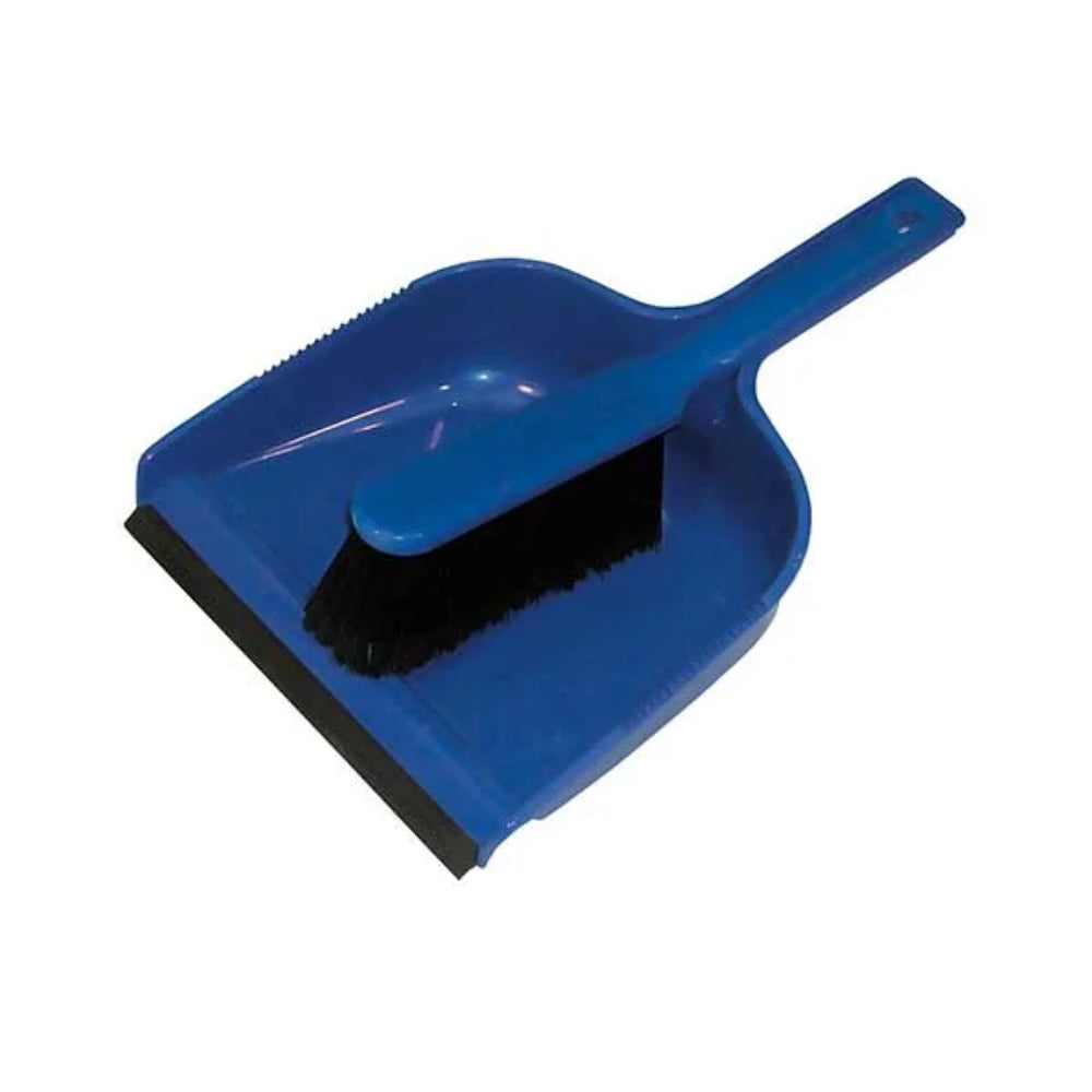 Dustpan and Brush Blue Soft