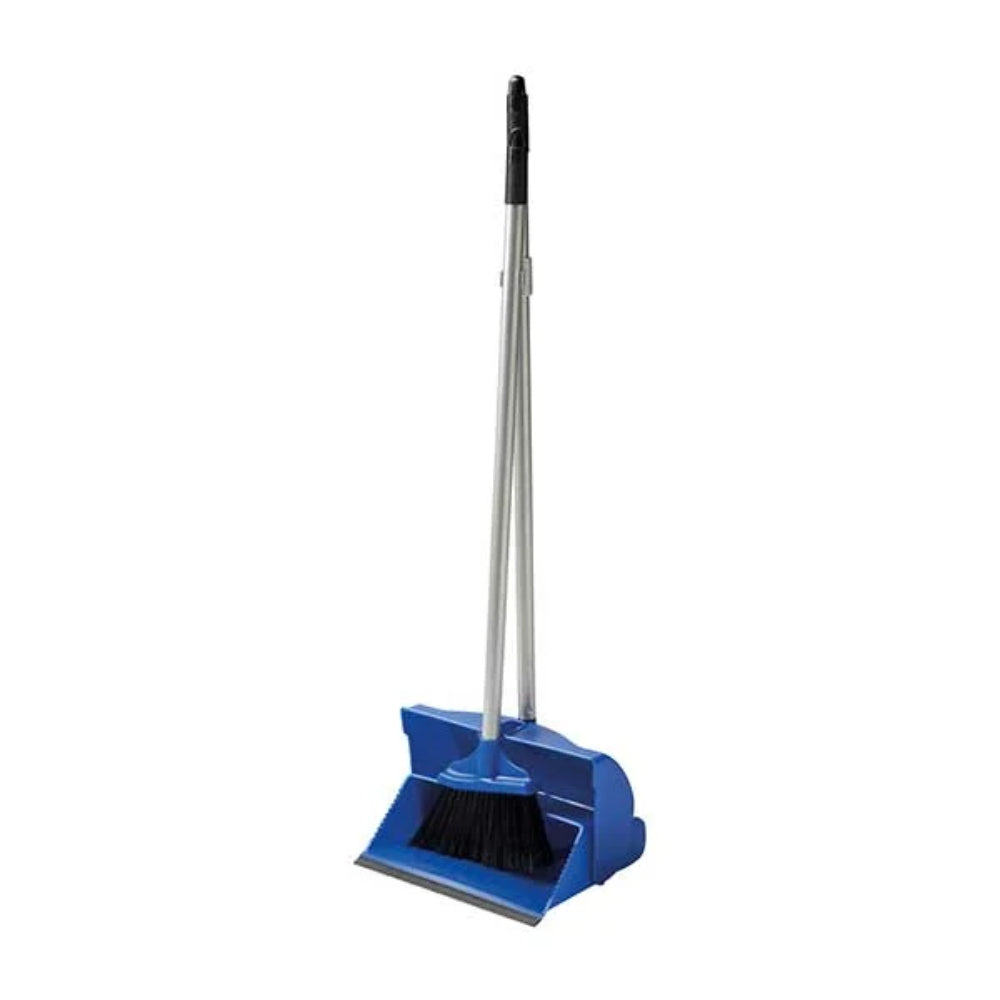 Lobby Dustpan and Brush Blue