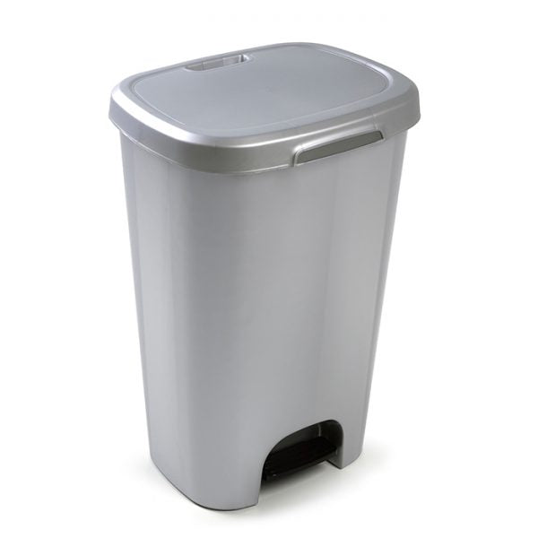 Pedal Bin Grey Plastic 50Ltr
